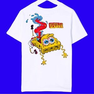 NWT Zara Graphic Tshirt Kids Shirt boys girls Tee Sponge Bob Square Pants Gift